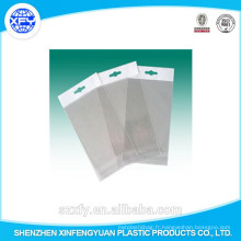 Fabrication Custom Hanging Hole Transparent OPP Plastic Bag